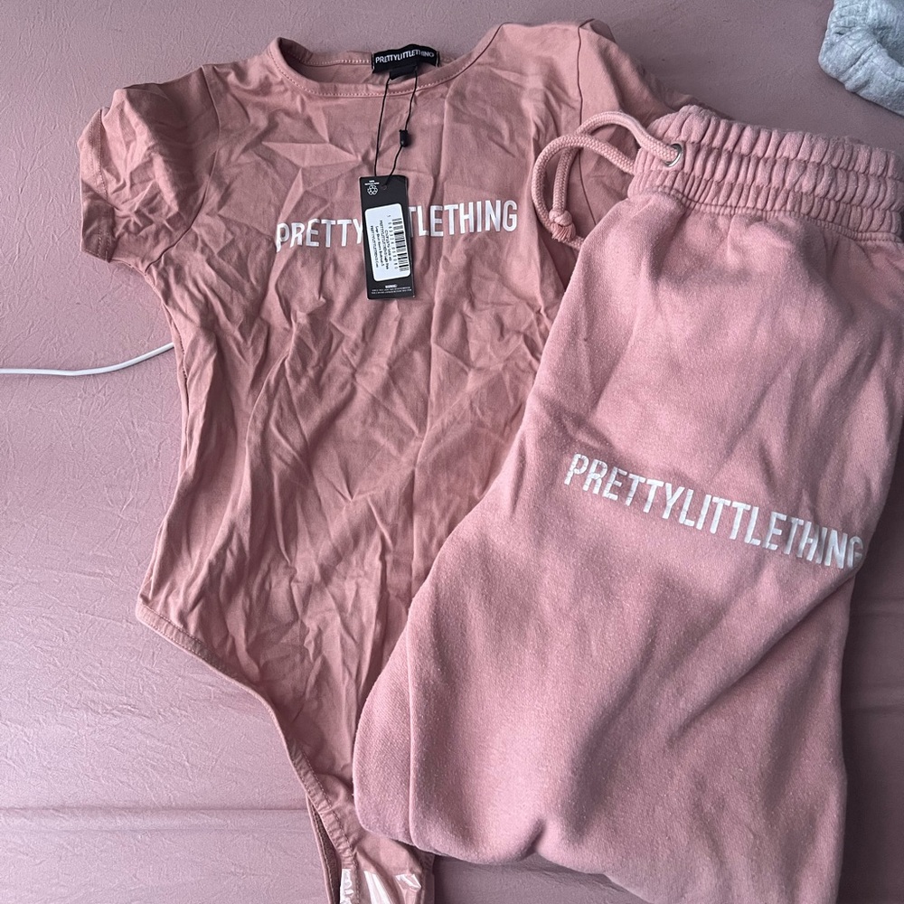 PrettyLittleThing Dusty Pink Set